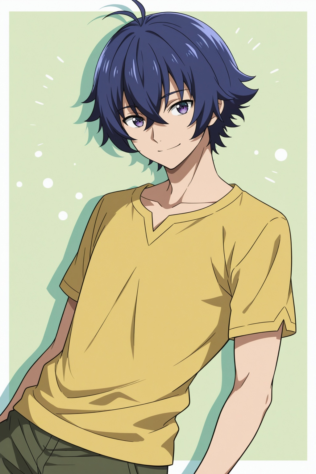 ken_usato,  hair between eyes,  antenna hair on Tensor.Art