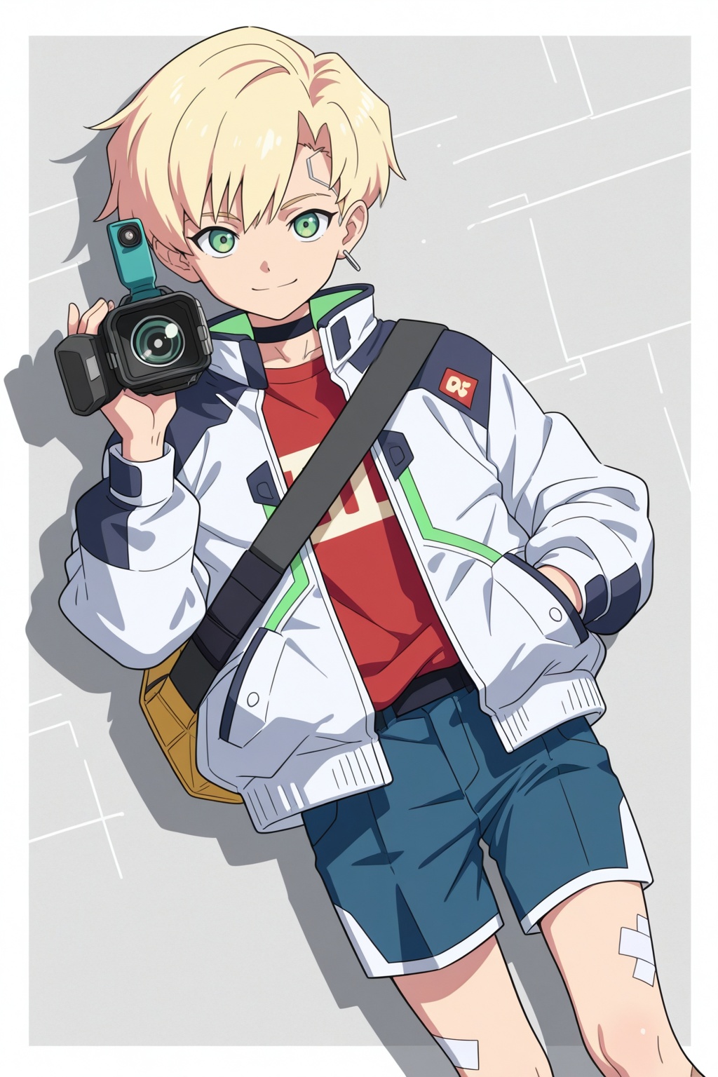 lomen_karax,  blonde hair,  green eyes on Tensor.Art