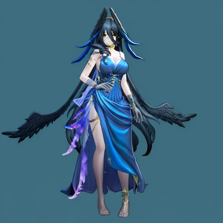 异环-黑羽Blackbird by MQ by MasterQ on Tensor.Art