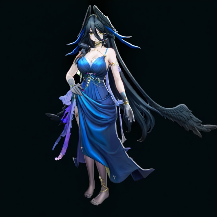 异环-黑羽Blackbird by MQ by MasterQ on Tensor.Art