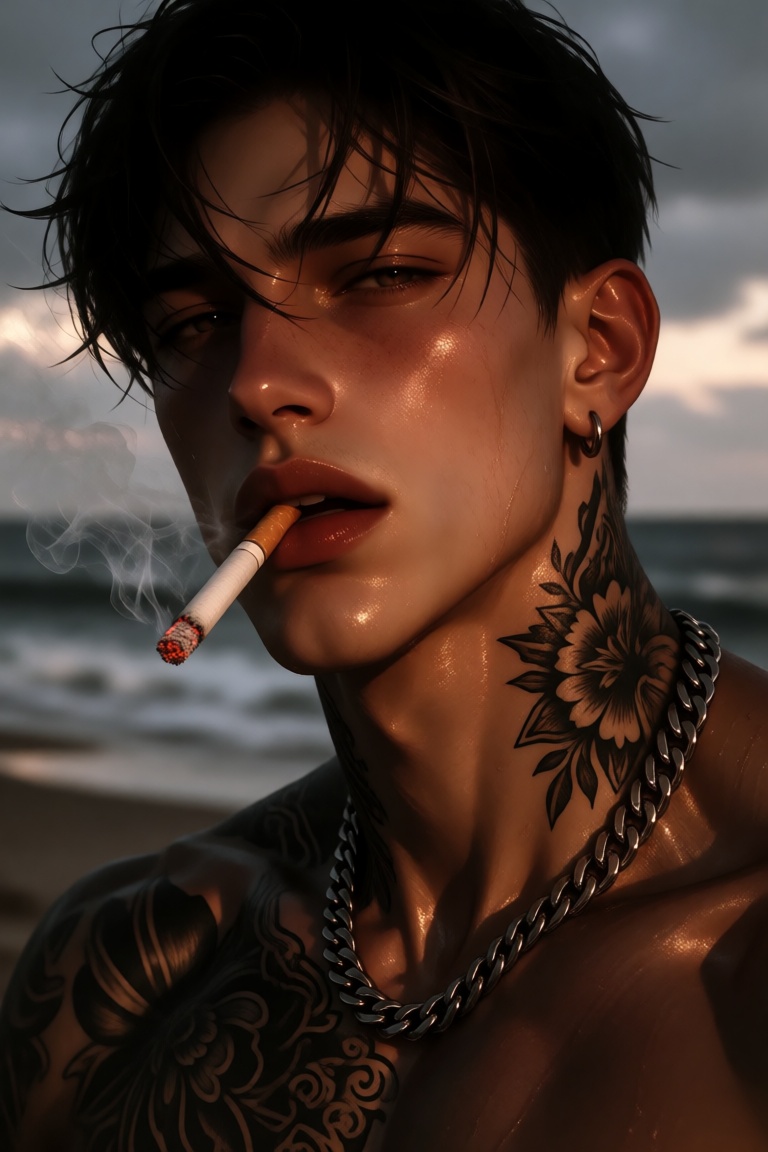 1boy,  solo,  head-and-shoulders portrait on Tensor.Art