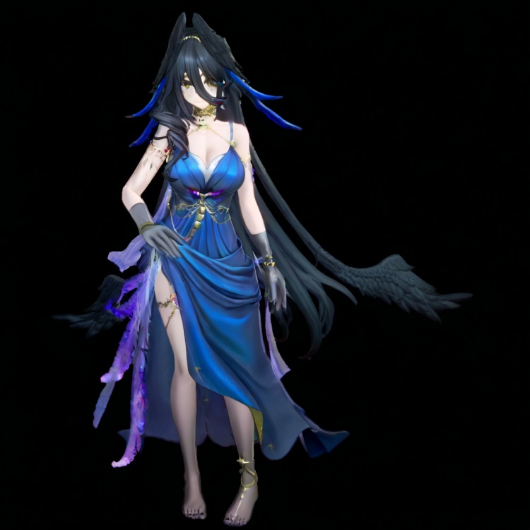 异环-黑羽Blackbird by MQ by MasterQ on Tensor.Art