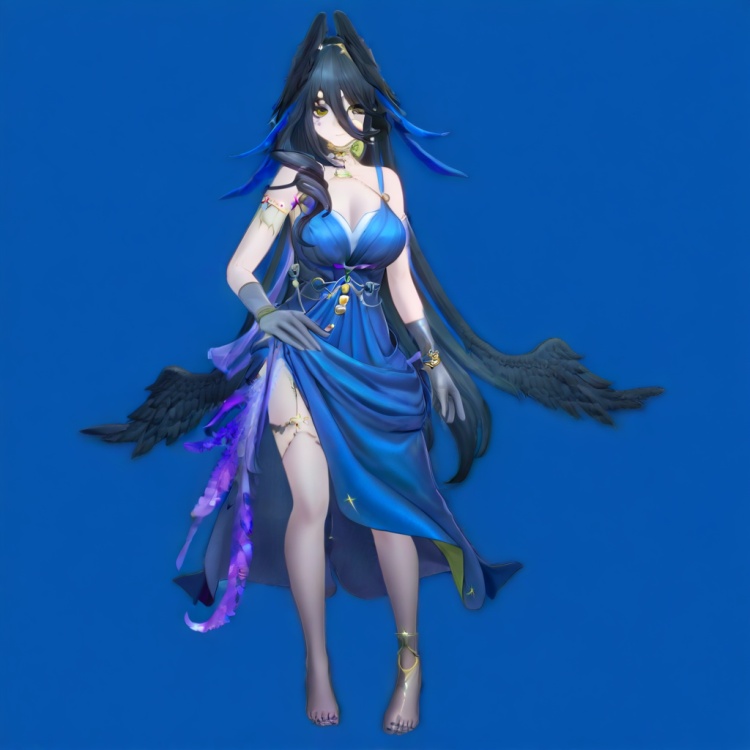 异环-黑羽Blackbird by MQ by MasterQ on Tensor.Art