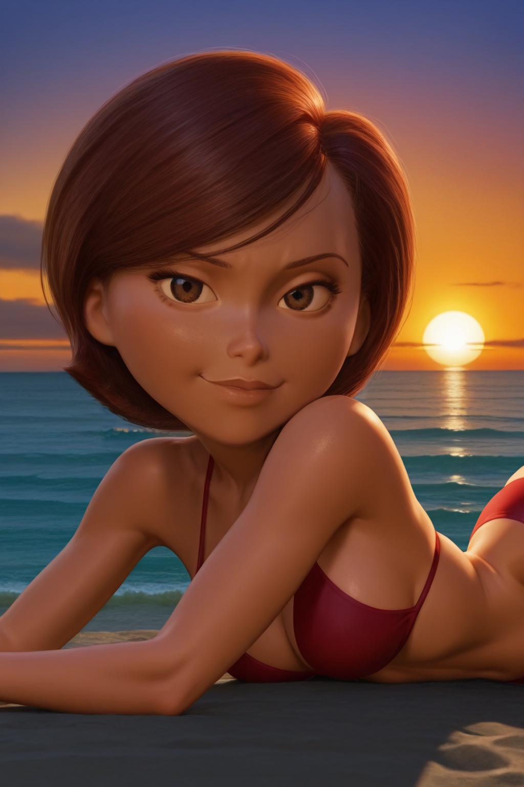 1girl,  Hpela,  short hair on Tensor.Art