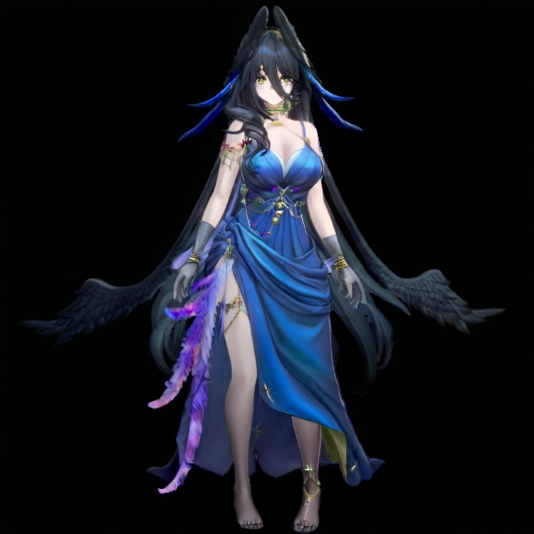 异环-黑羽Blackbird by MQ by MasterQ on Tensor.Art
