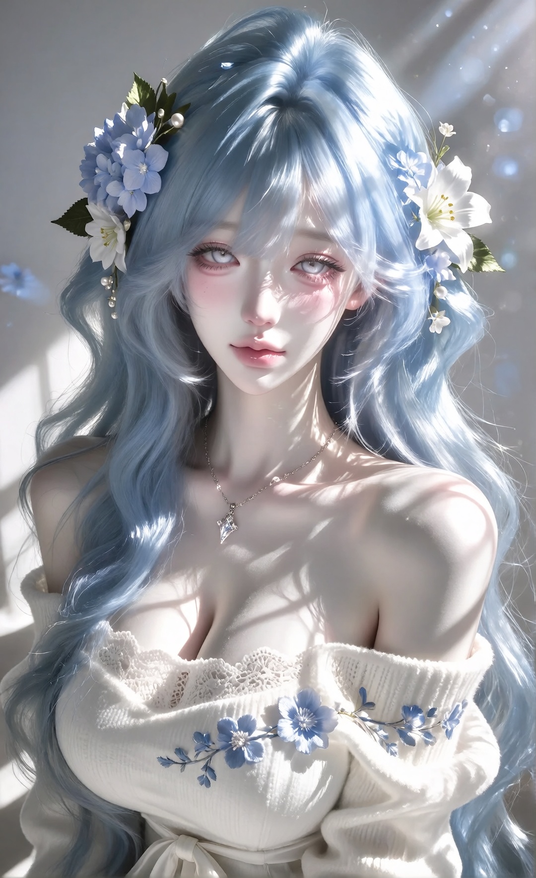 beautiful young woman,  delicate face,  small face on Tensor.Art