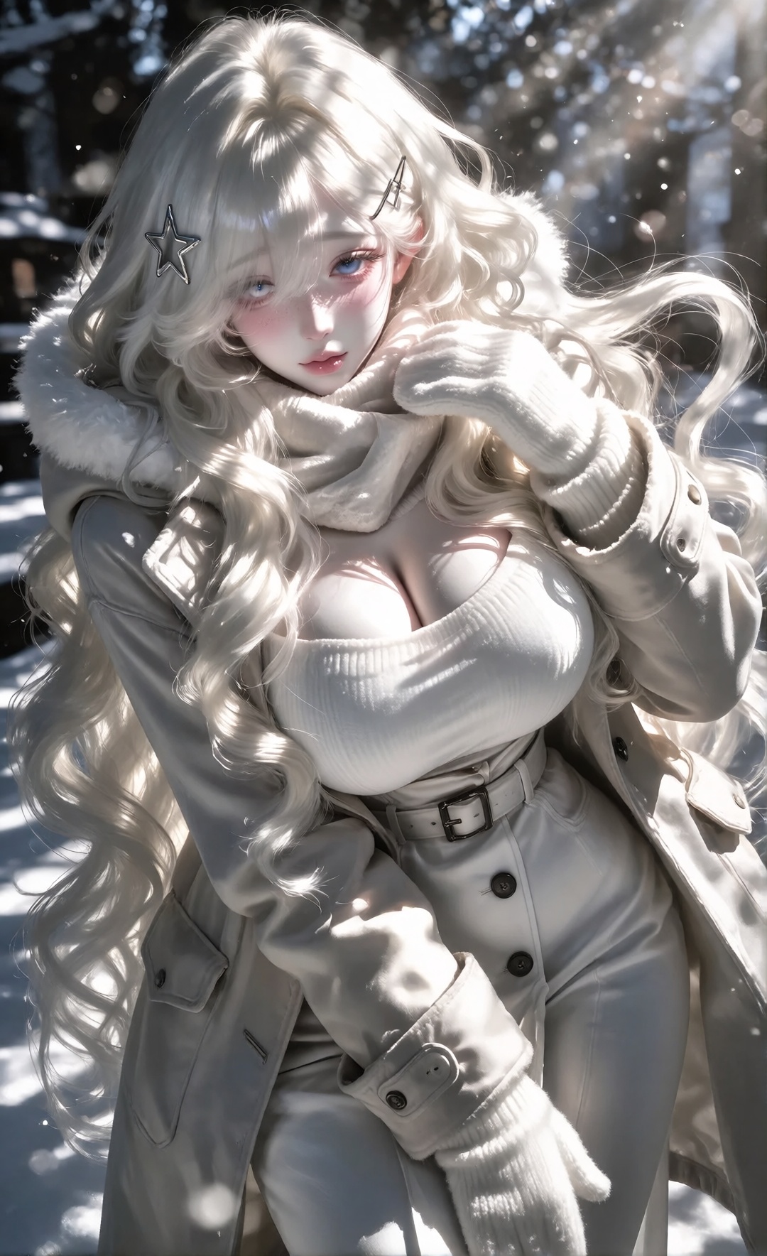 1girl,  very pale skin,  female focus on Tensor.Art