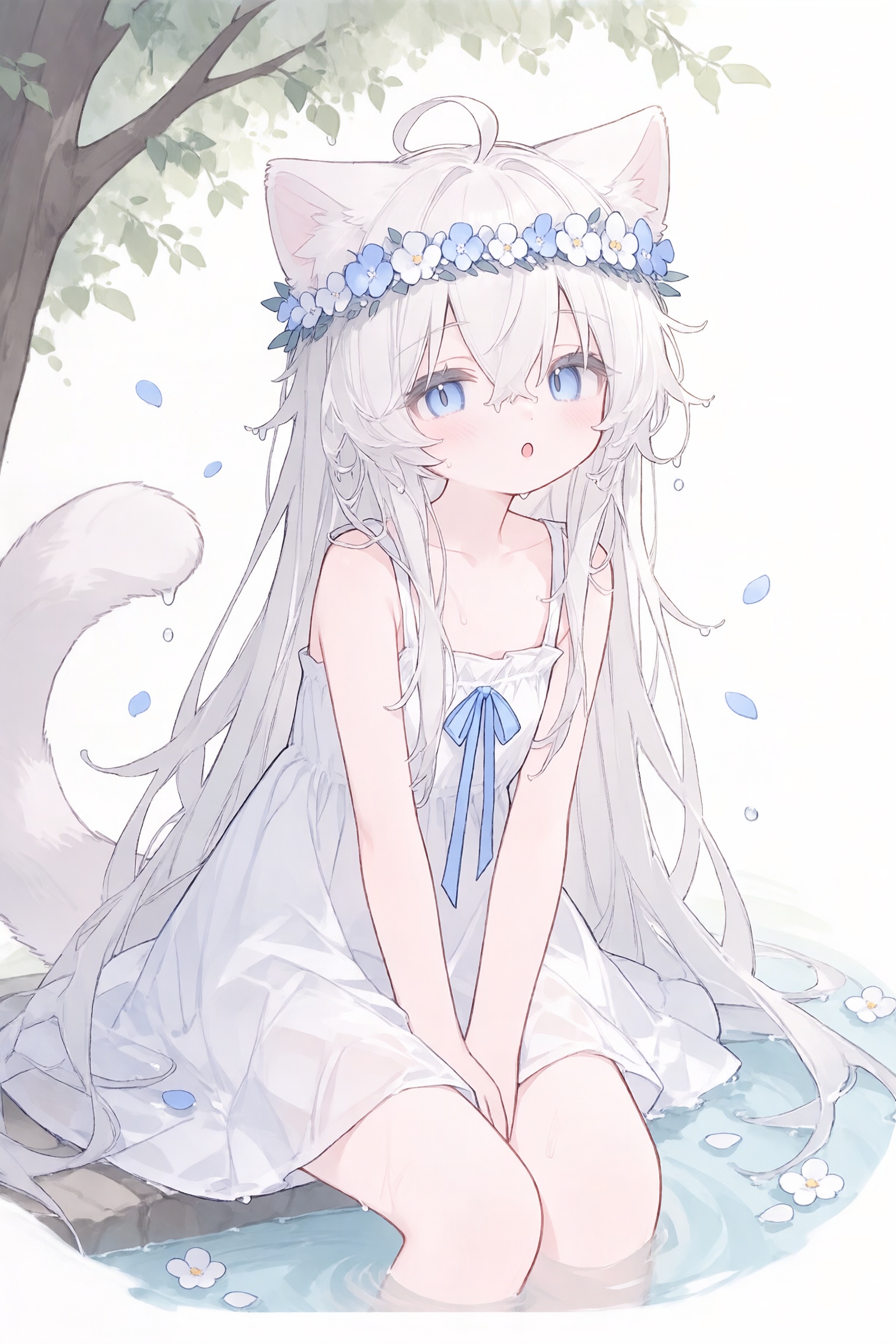 1girl,  solo,  long hair by 青秋 on Tensor.Art