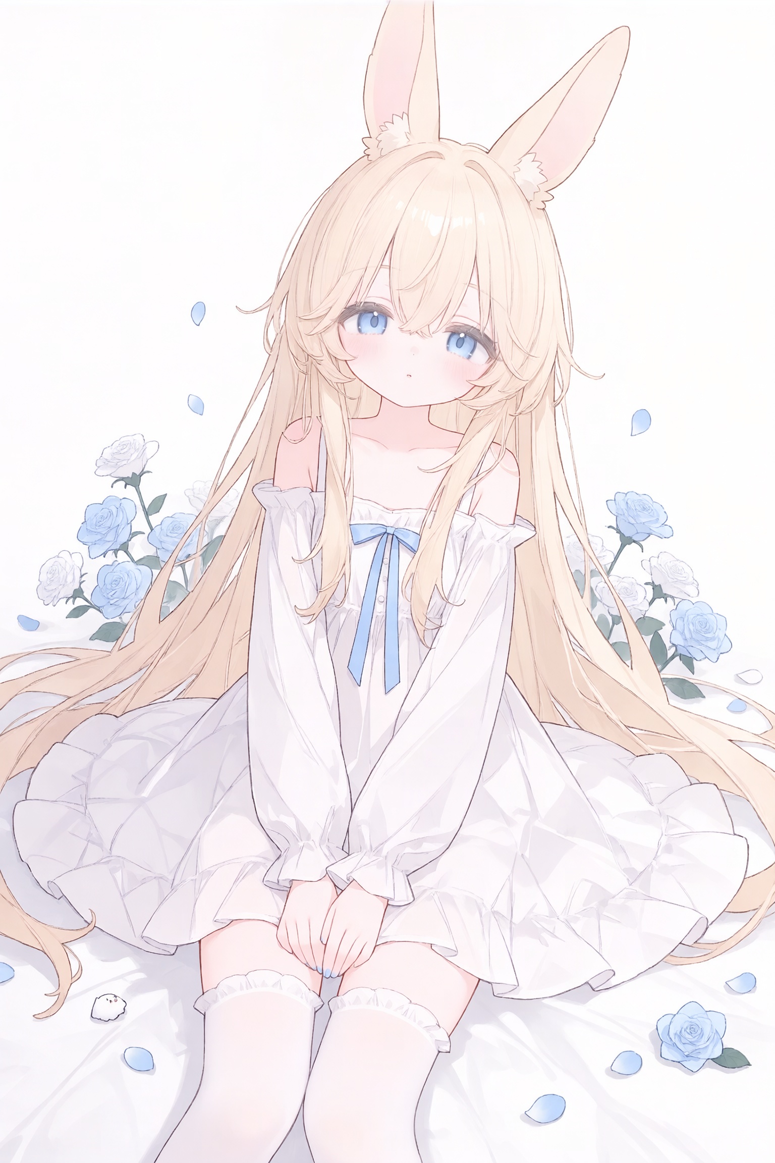 1girl,  animal,  animal_ear_fluff by 青秋 on Tensor.Art