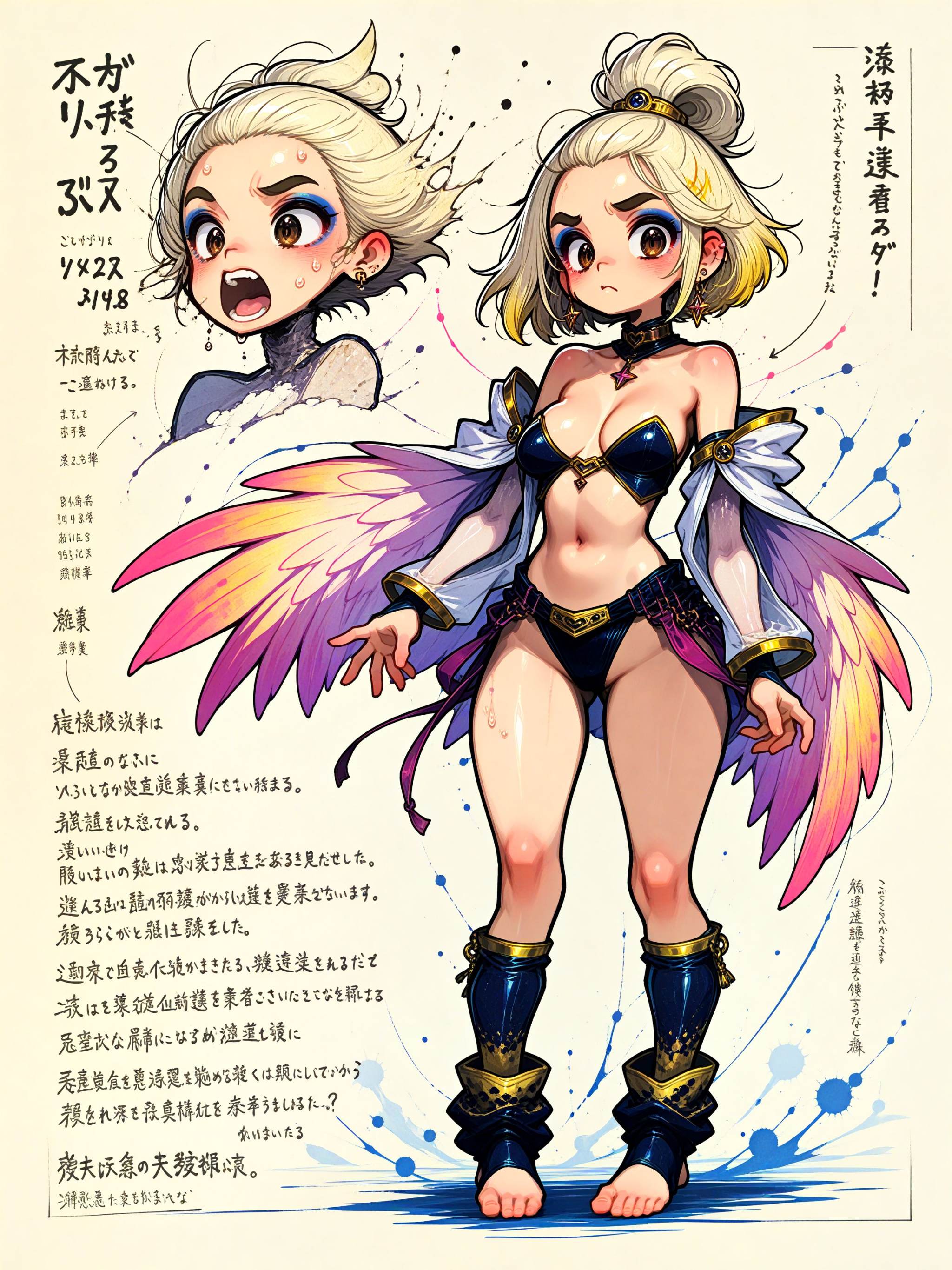 knkstyle,  1girl,  monster girl on Tensor.Art