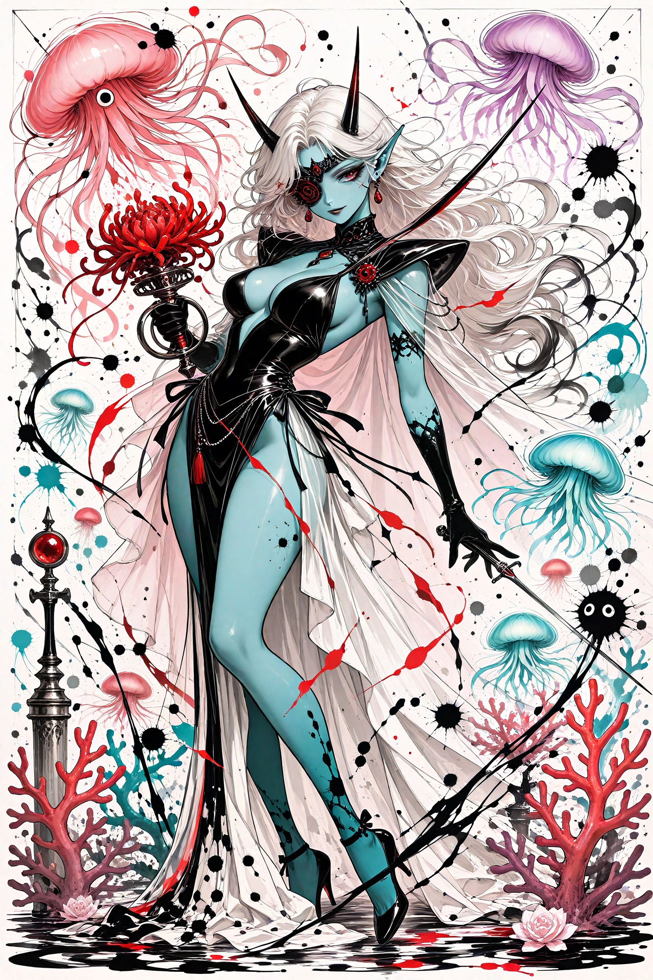 knkstyle,  masterpiece,  very aesthetic on Tensor.Art