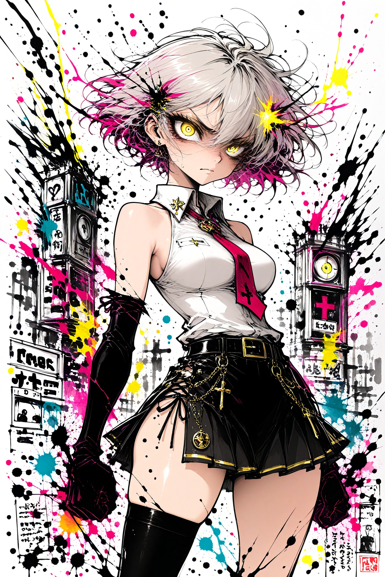 knkstyle,  masterpiece,  very aesthetic on Tensor.Art