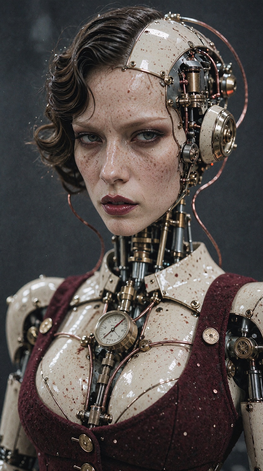 (Authentic,  waist-up analog portrait,  shot on a medium format Pentax 67 camera with a legendary SMC Takumar 105mm lens w...