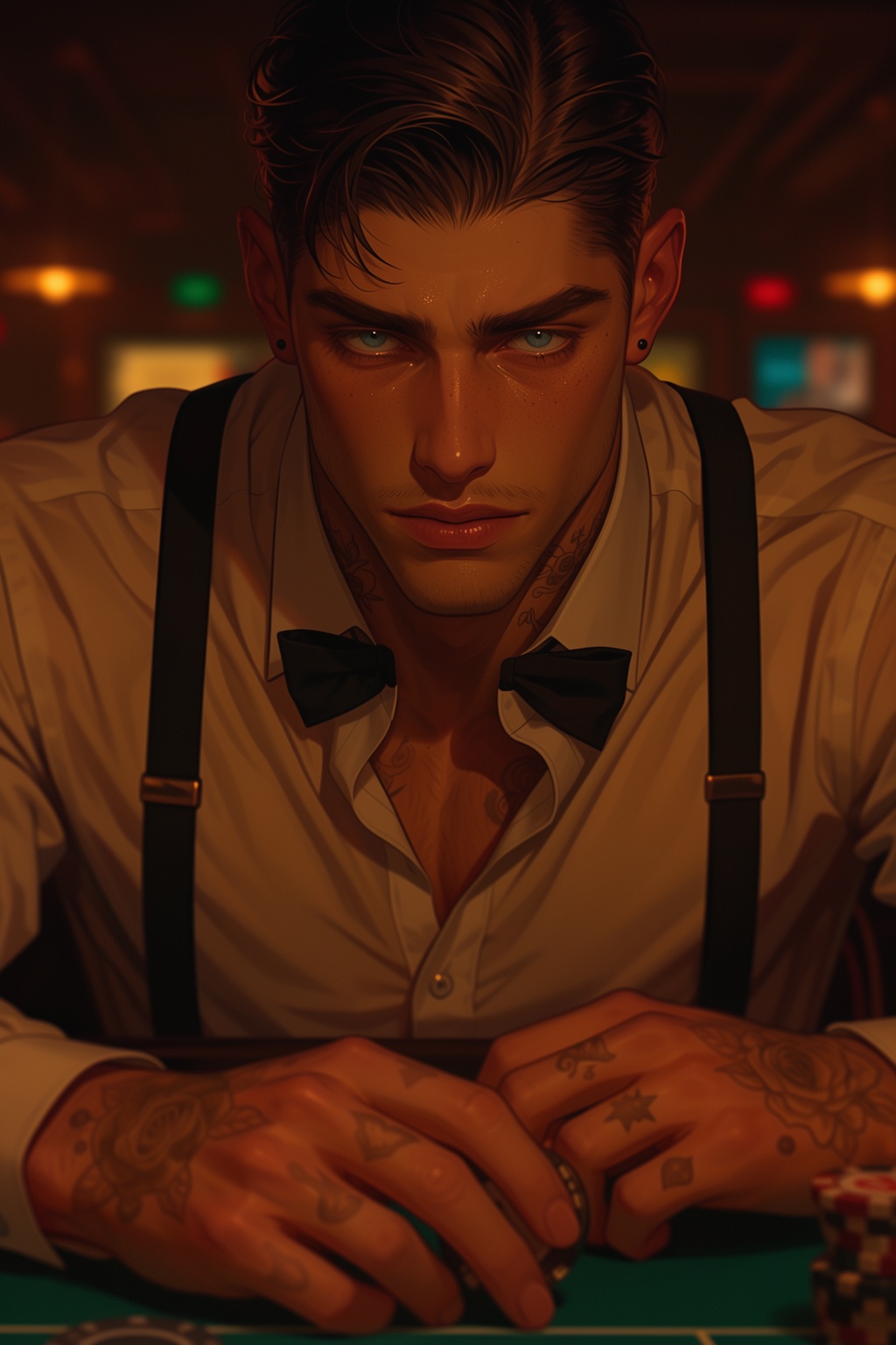 highres,  absurdres,  semi realistic style on Tensor.Art