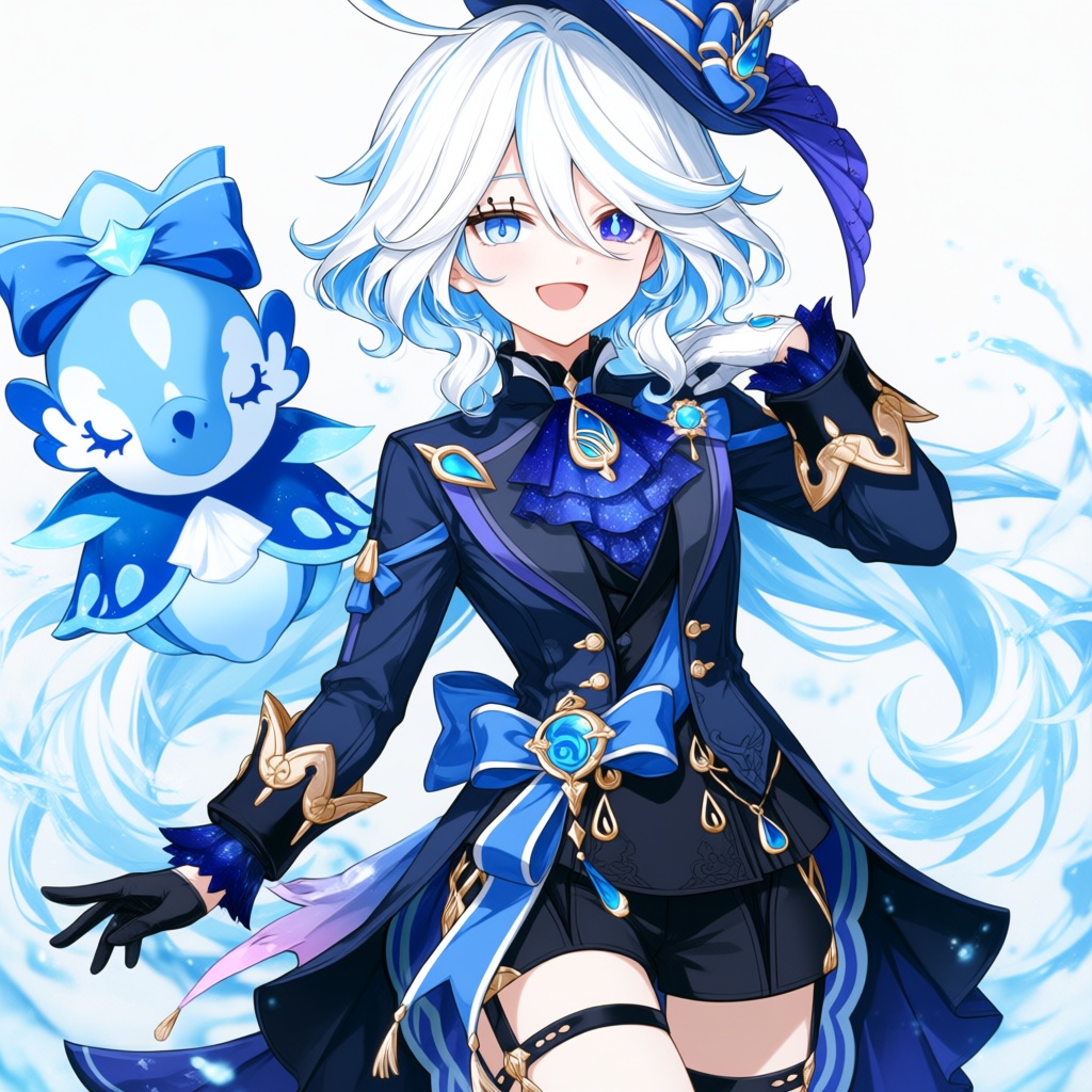 furina \(genshin impact\),  surintendante chevalmarin,  1girl on Tensor.Art