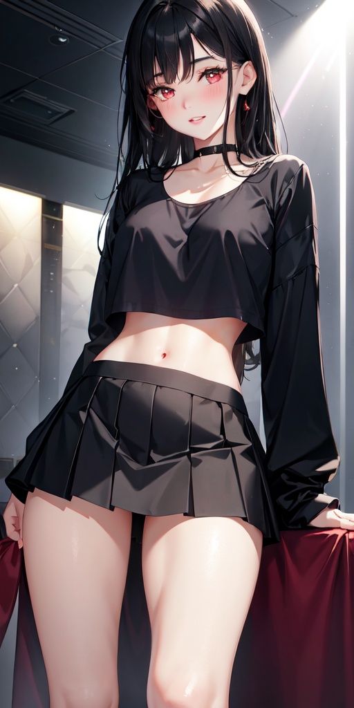 1girl,  parted lips,  blush on Tensor.Art