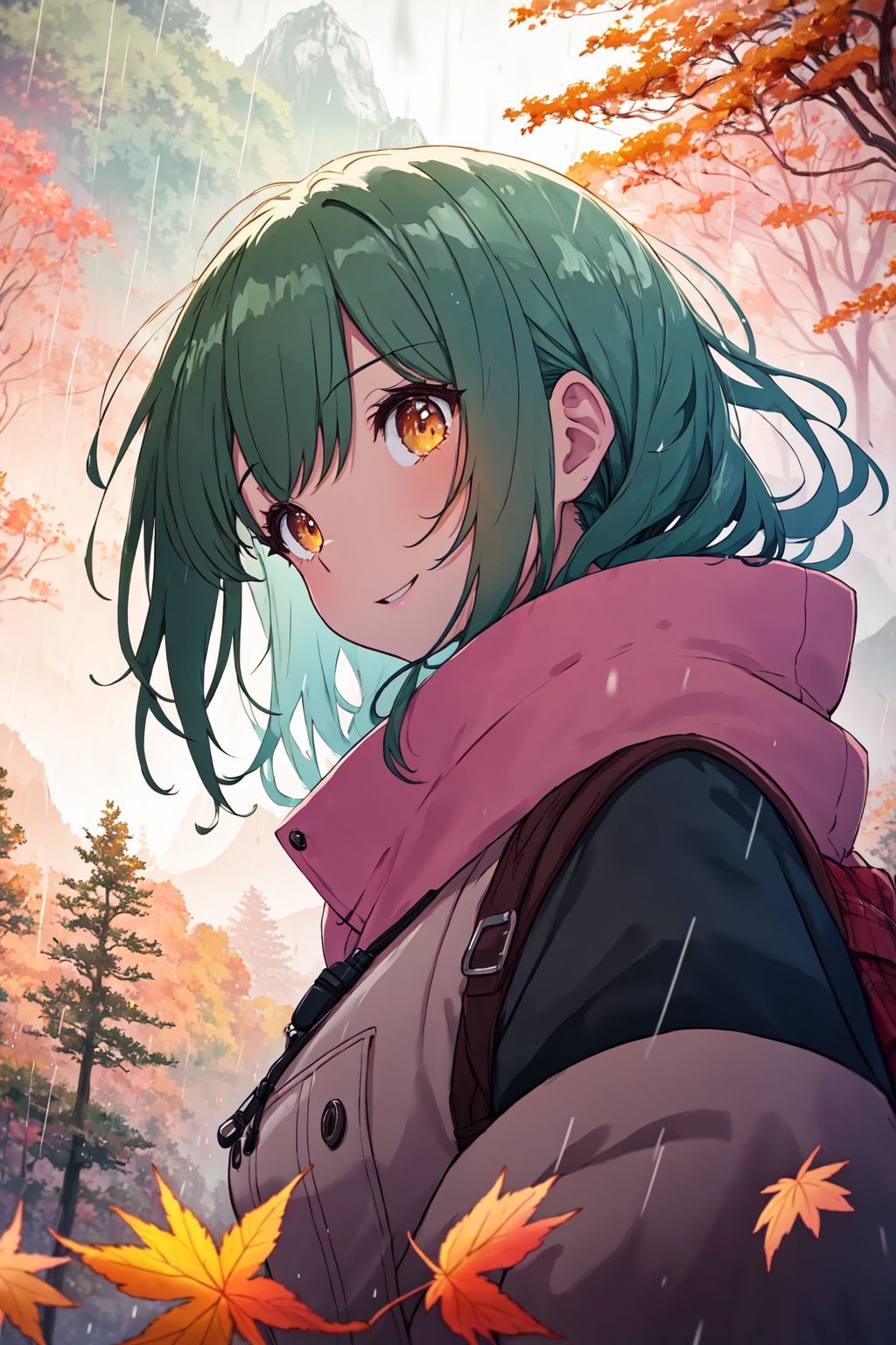 style of Ori Toor,  a girl,  autumn on Tensor.Art