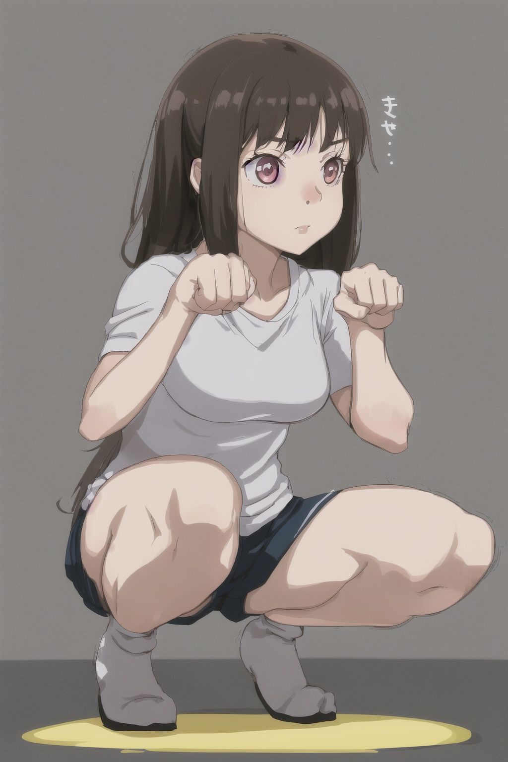 eager pet pose,  squatting on Tensor.Art