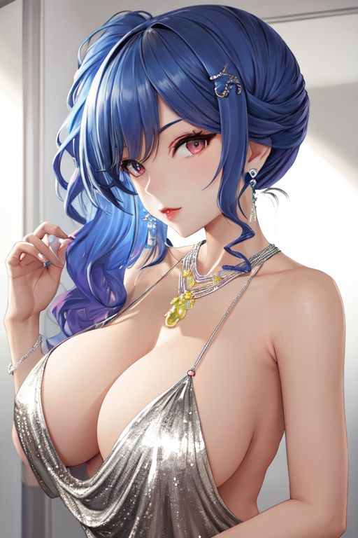 st. louis \(luxurious wheels\) \(azur lane\),  hair ornament,  earrings on Tensor.Art
