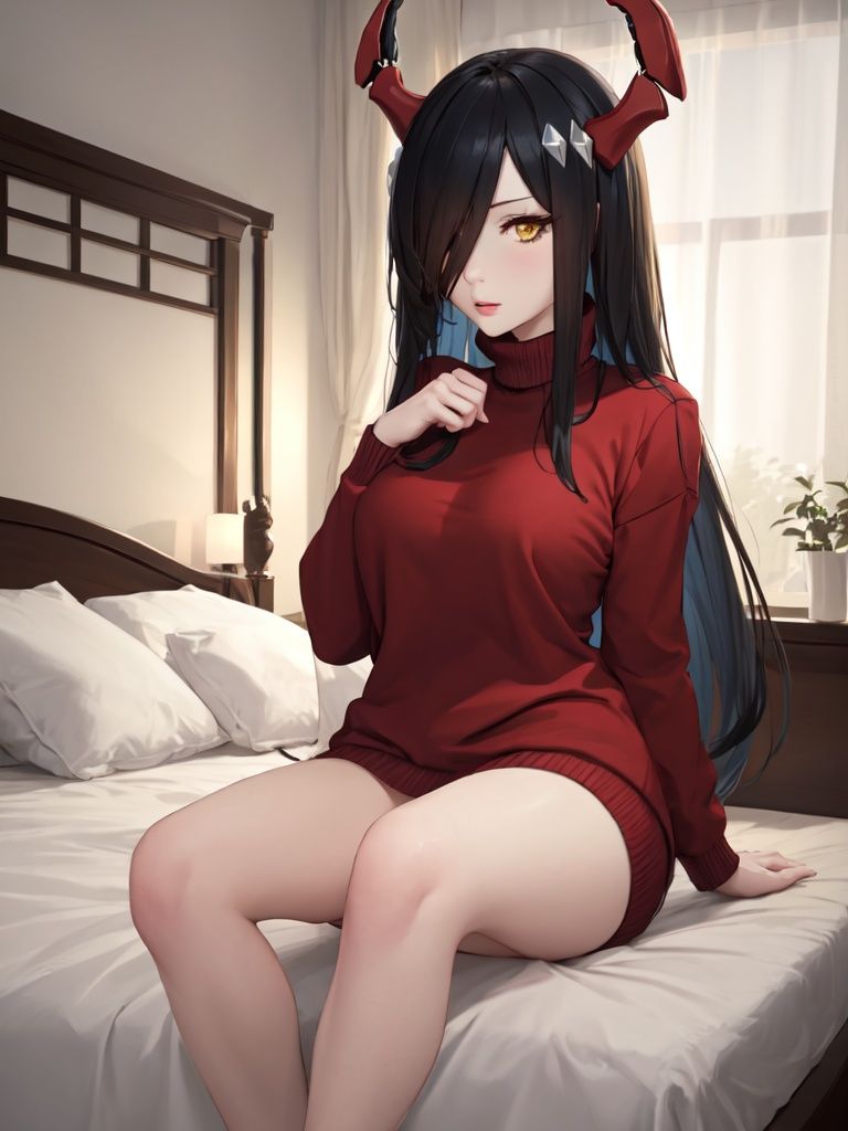 friedrich der grosse \(azur lane\),  red sweater,  alternate costume on Tensor.Art