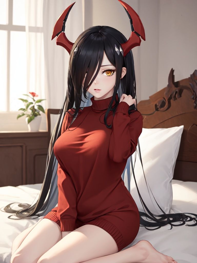 friedrich der grosse \(azur lane\),  red sweater,  alternate costume on Tensor.Art