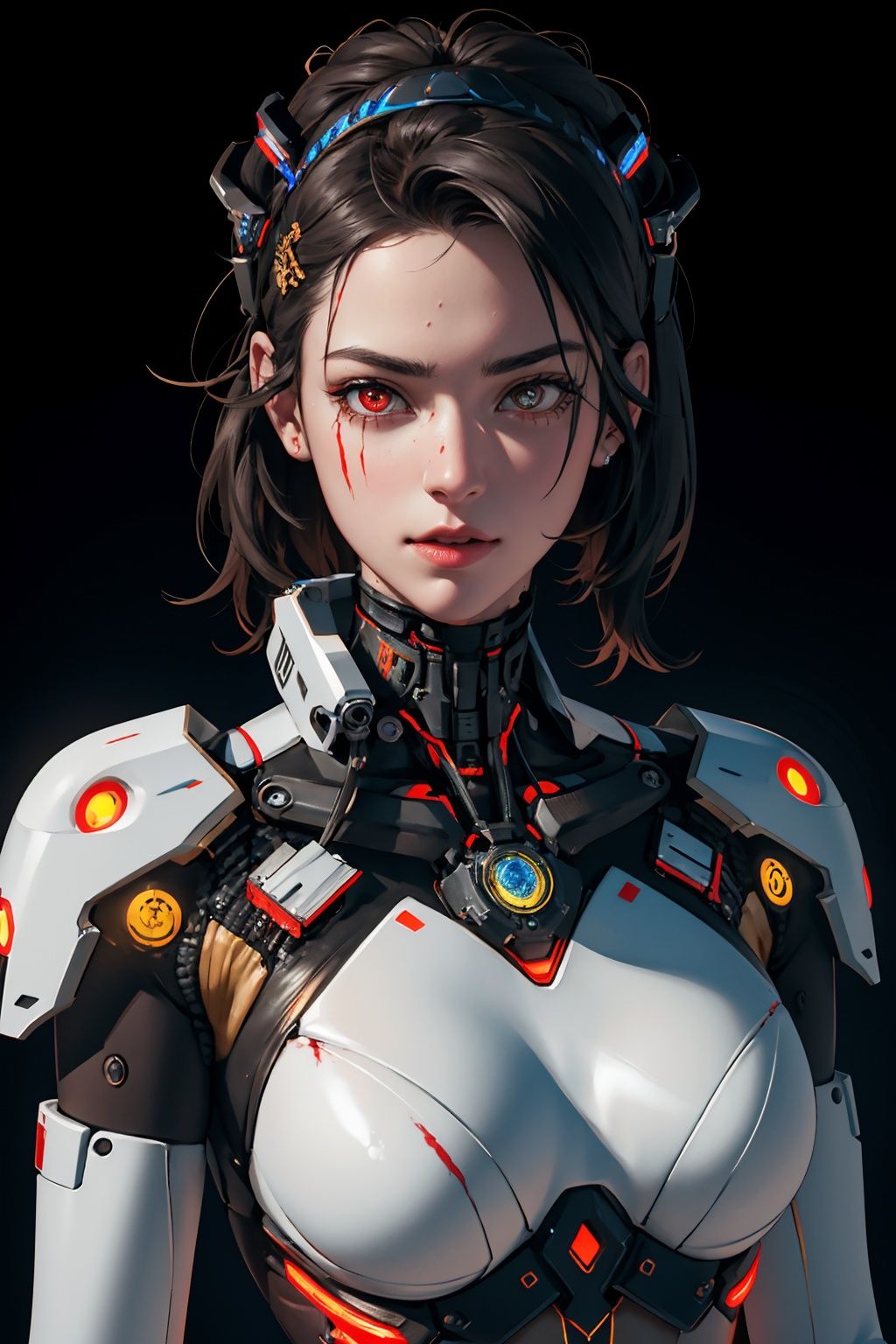 1mechanical girl,  ((ultra realistic details)),  portrait on Tensor.Art