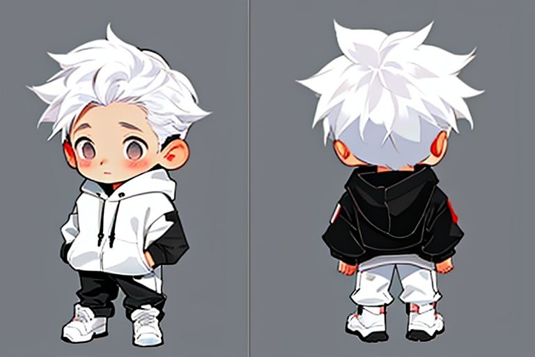 three_sided_view,  multiple_views,  1boy on Tensor.Art