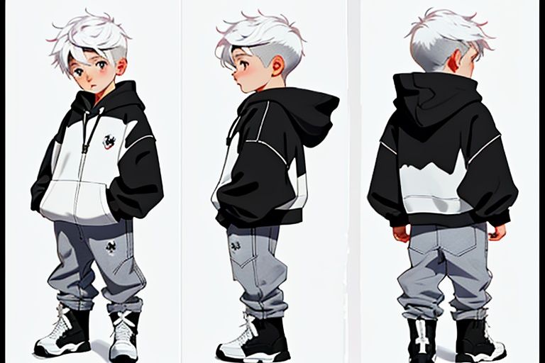 three_sided_view,  multiple_views,  1boy on Tensor.Art