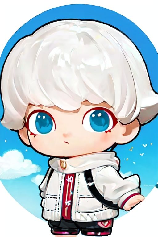 dimoo,  chibi,  1boy on Tensor.Art