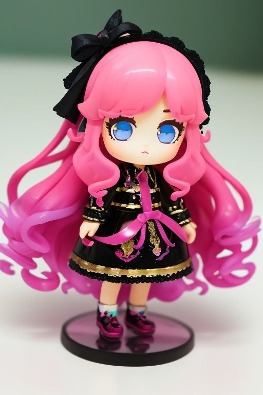 chibi,full body,front_view, 1girl, standing, colorful hair, best quality,masterpiece, detailed,16k,beautiful detailed face,beautiful detailed eyes,solo,