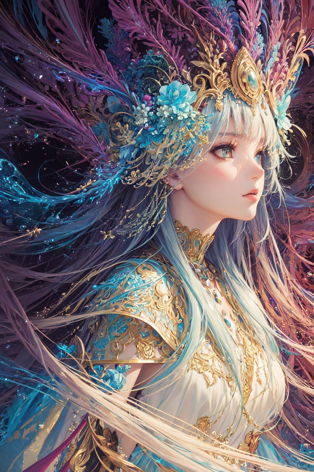 (1girl),  extreme detailed,  colorful on Tensor.Art