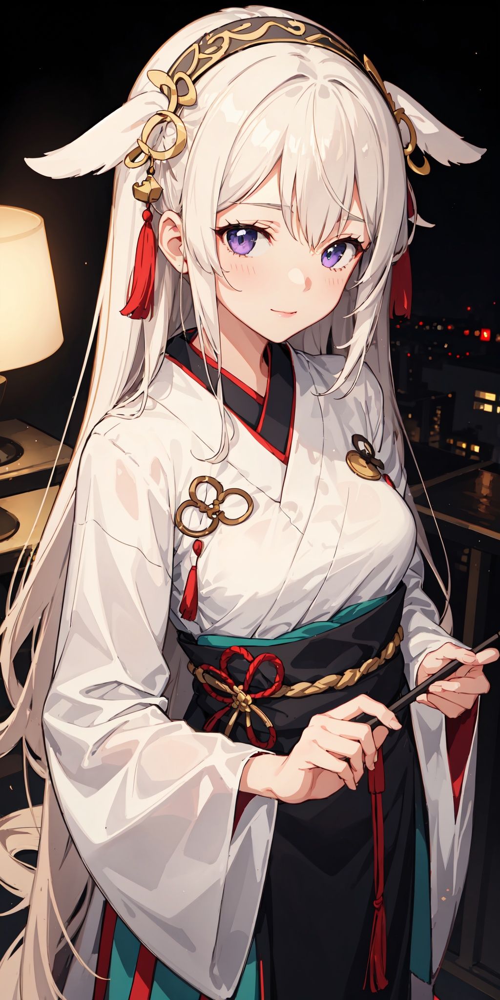 1girl, (hanfu), glowing, sidelighting, wallpaper,