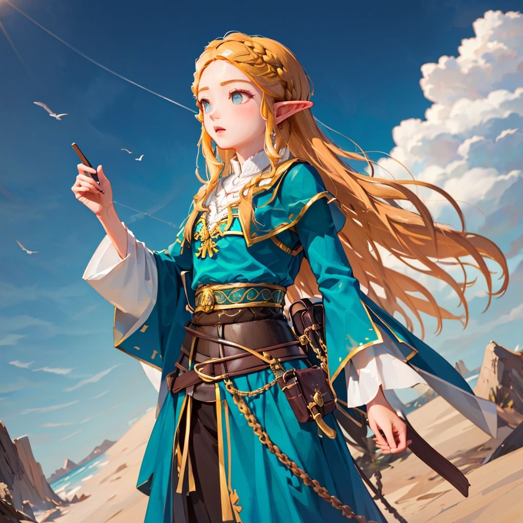 l5ak,1girl, ((solo)), braid, long_hair