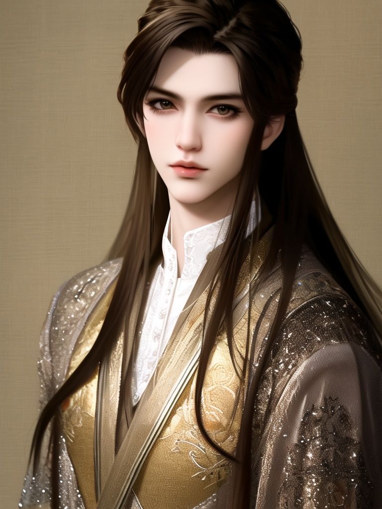 best quality, masterpiece, highly detailed wallpaper,1boy, solo, long hair