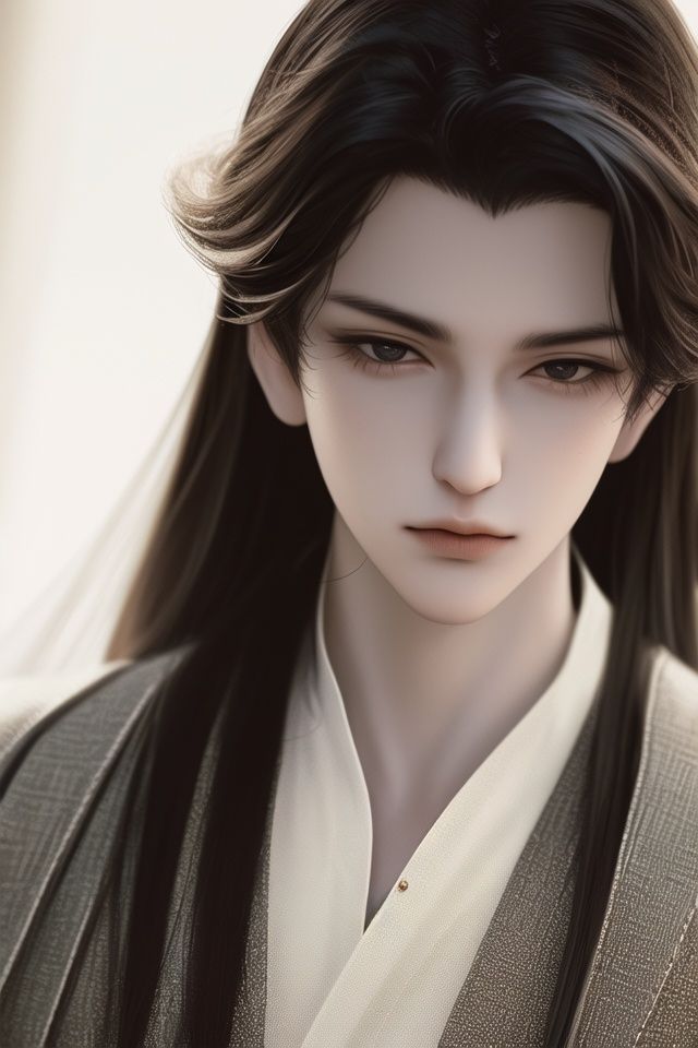 Best quality, masterpiece, highly detailed wallpaper, long hair, solo, 1boy, 