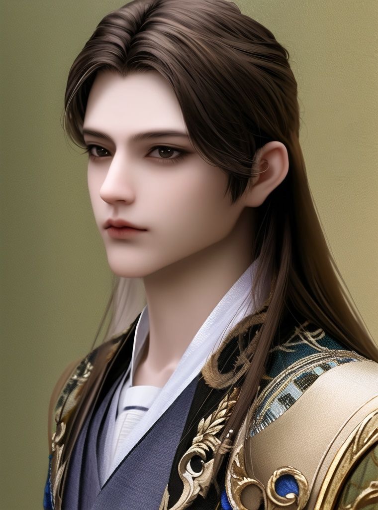 best quality, masterpiece, highly detailed wallpaper,1boy, solo, long hair, upper body