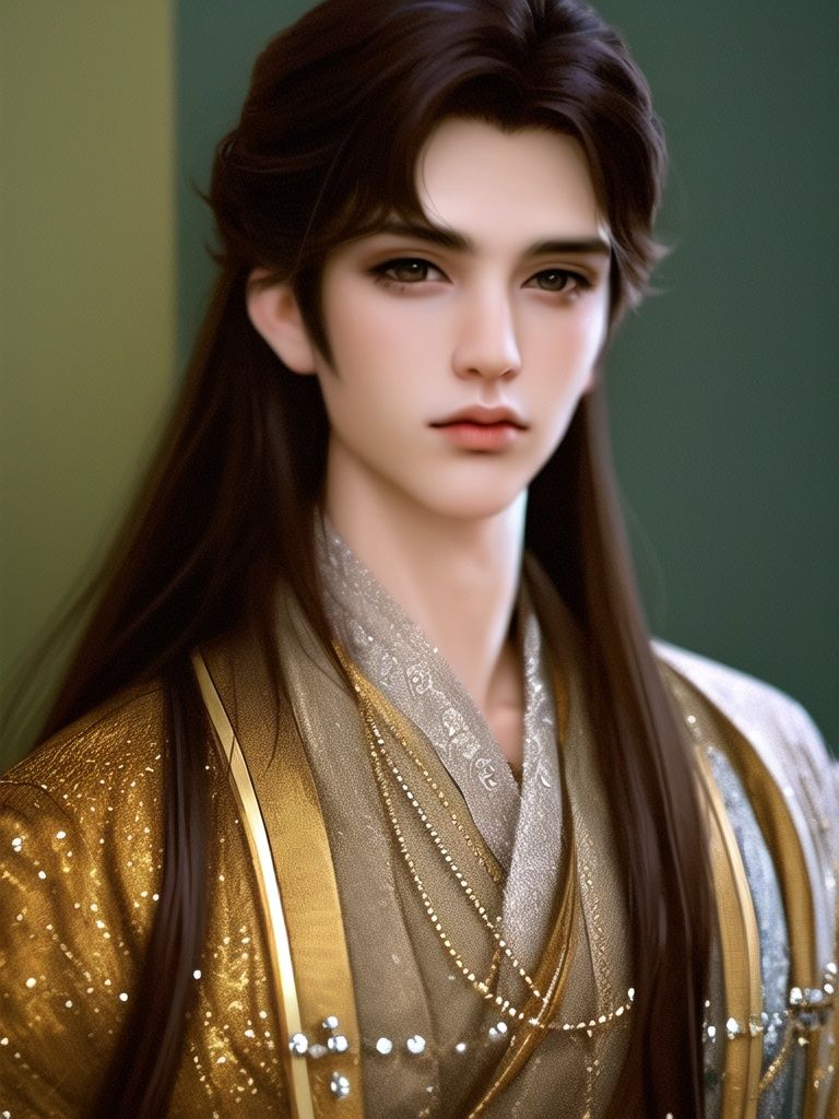 best quality, masterpiece, highly detailed wallpaper,1boy, solo, long hair, upper body