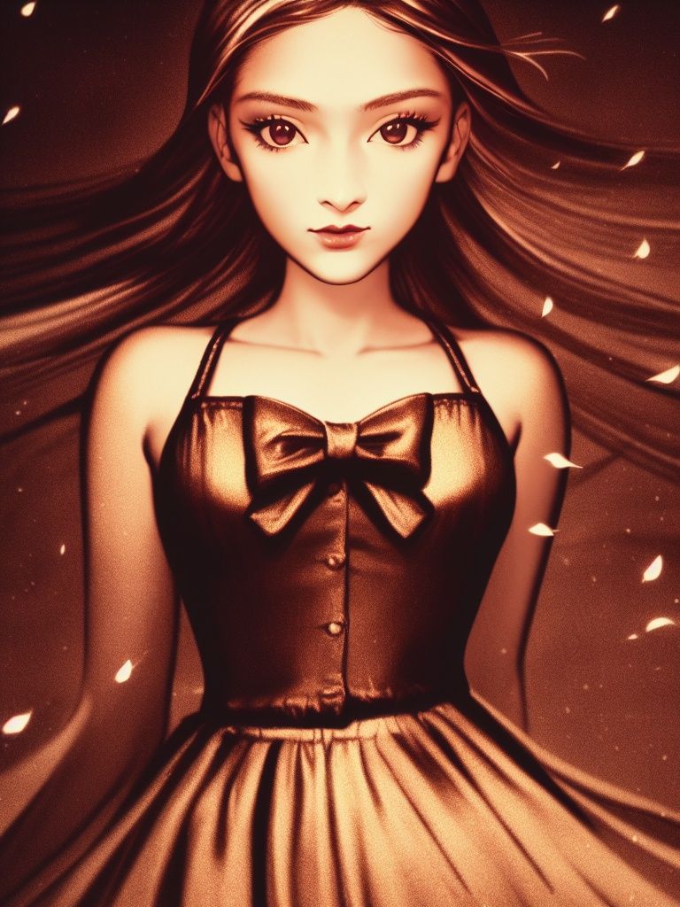 a style of shahua,(((masterpiece))),(((bestquality))),((ultra-detailed)),(illustration),(1girl),(solo),((anextremelydelicateandbeautiful)),littlegirl,((beautifuldetailedsky)),beautifuldetailedeyes,sidebluntbangs,hairsbetweeneyes,ribbons,bowties,buttons,bareshoulders,(smallbreast),blankstare,pleatedskirt,closetoviewer,((breeze)),Flyingsplashes,Flyingpetals,wind