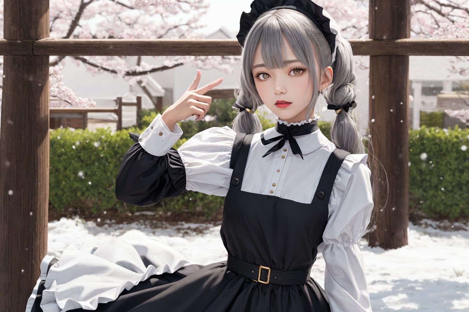finger gun to head,  finger gun, on Tensor.Art