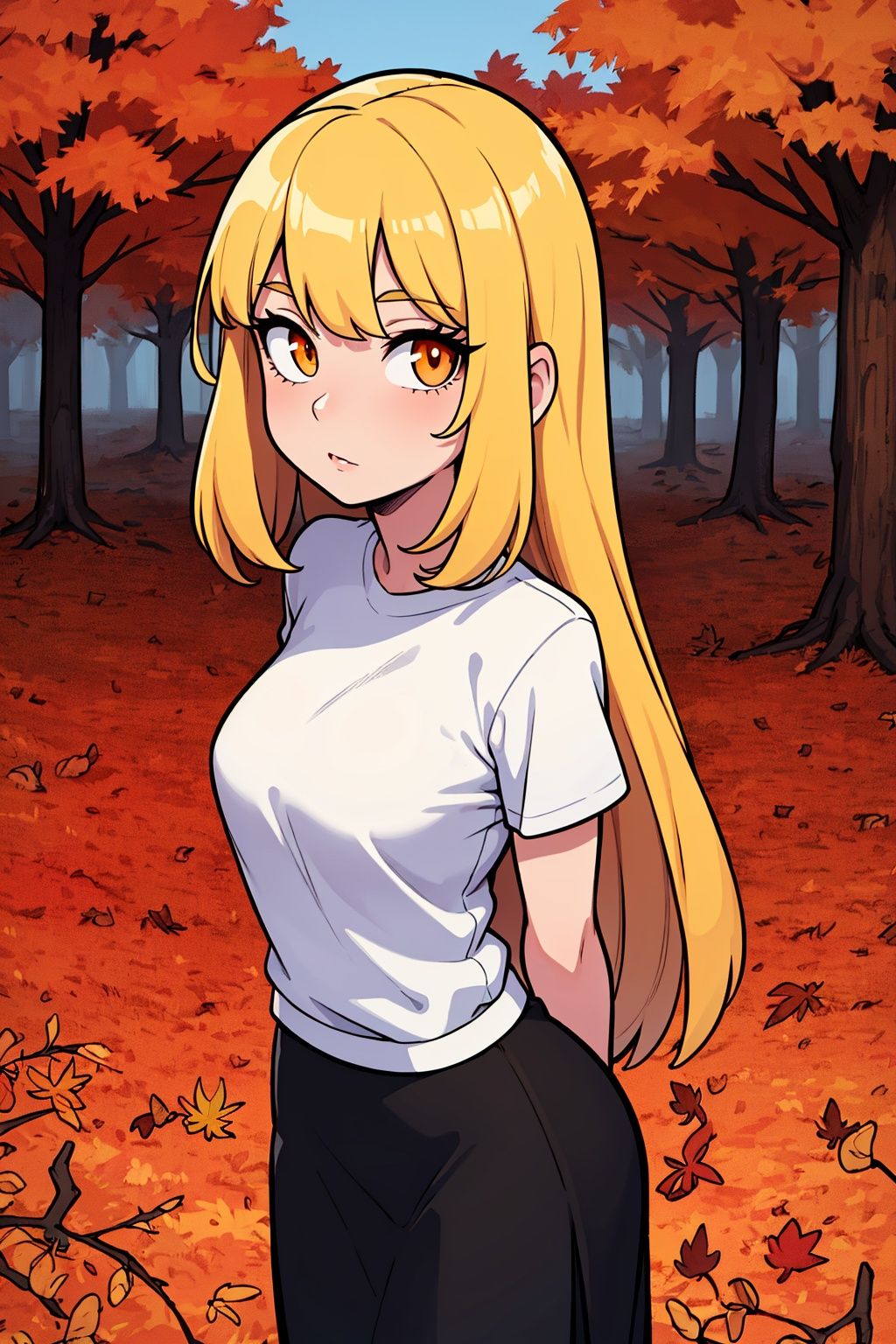 1girl,  blonde hair,  long hair on Tensor.Art