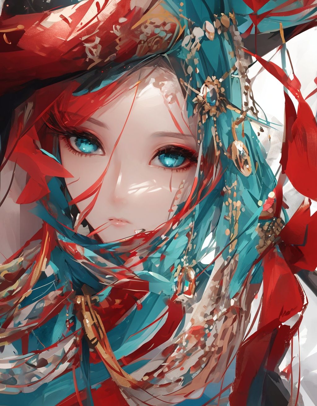 1girl,((Eye Close-up)), blue eyes, aqua  eyes, wide  eyes, color  contact  lenses, longeyelashes, colored  eyelashes,only eyes, fantacyeye,<lora:LORA_fantacyeye:0.6>
