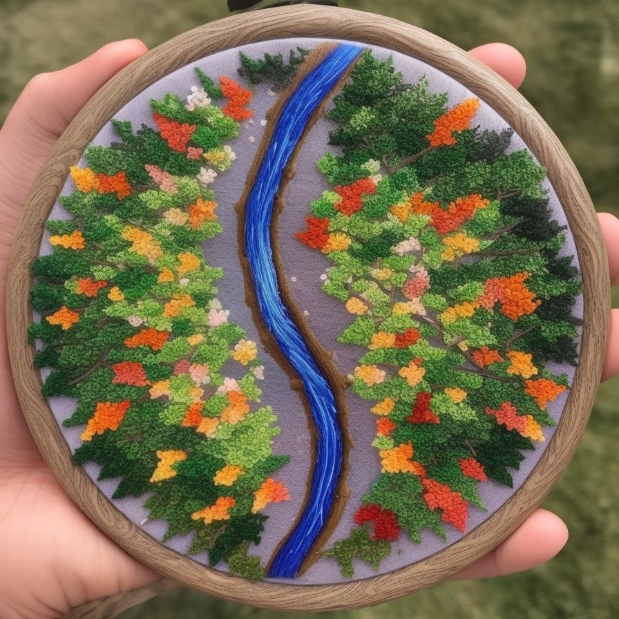 <lora:cixiu:0.9>,cixiu,cherry blossoms, tree, grass, no humans, river flows