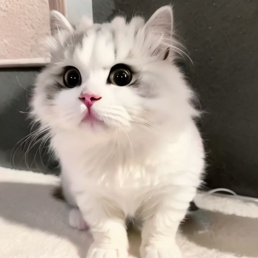 (8k, masterpiece, best quality),(realistic, photo-realistic:1.2),ultra high res,extremely detailed,beautiful lighting,photo background,<lora:baimaomao2lora-04:0.9>,baimaomaolora,cat,no humans,white cat,animal,fluffy face,fluffy,paw,animal paw,cat paw,