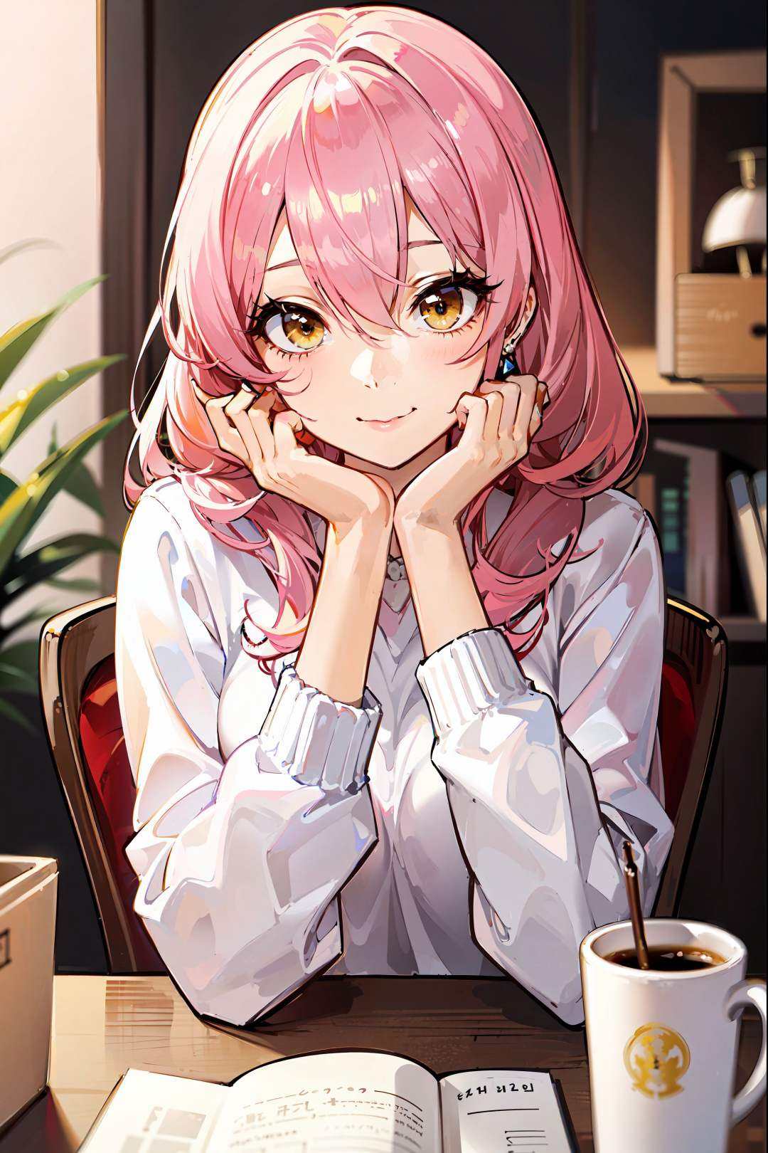 ,(Masterpiece:1.2, high quality), (pixiv:1.4),who,:3,uwu,jougasaki mika, 1girl, curtain grab, pink hair, solo, looking at viewer, curtains, smile, long hair, hair between eyes, yellow eyes, nude, parted lips, bangs, upper body<lora:cat girl:0.6>