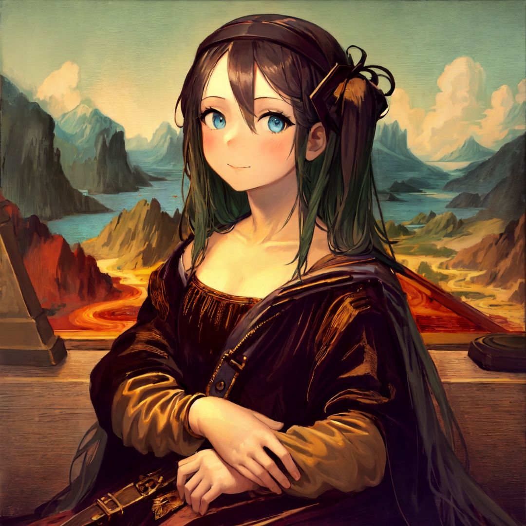 a\(Mona Lisa\),1girl, solo, 