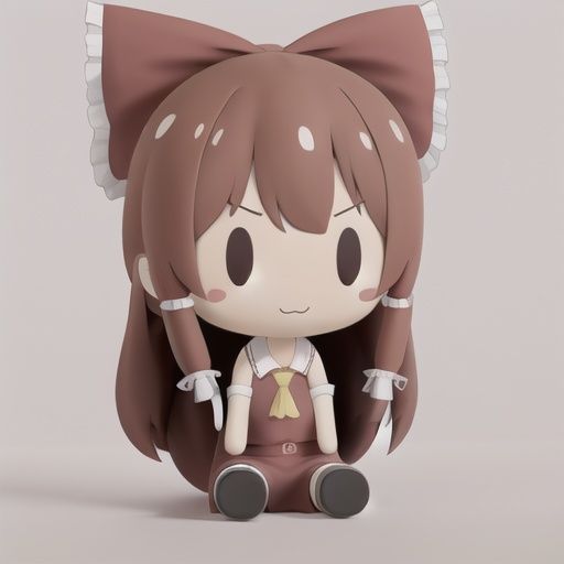 masterpiece, best quality, 1girl, :3, sitting, hakurei_reimu,