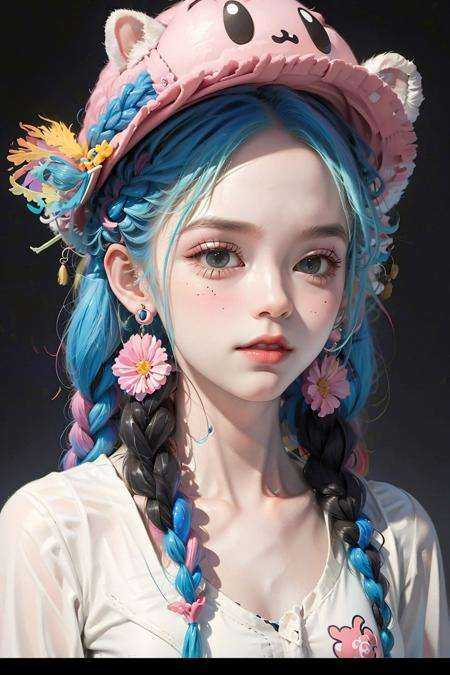 (xx)braid,  1girl,  twin_braids on Tensor.Art