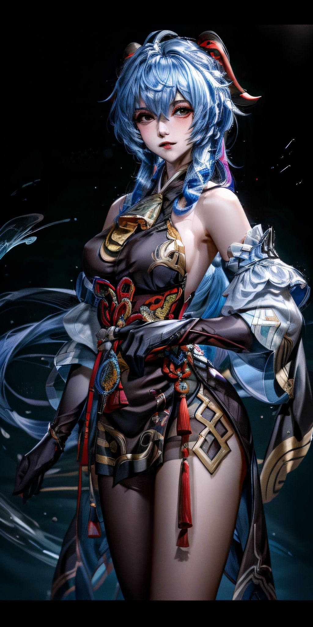  Battle of Two Cities, League of Legends, 1 girl, high-quality, high-precision, high completion, master work,houtufeng,ganyu
,ganyu,letterboxed,soft,solo