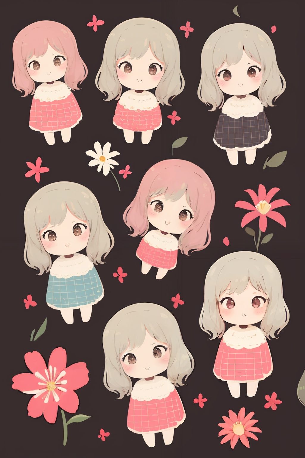 masterpiece, best quality, <lora:kp:1>,kpstyle,flower,simple background, too many,