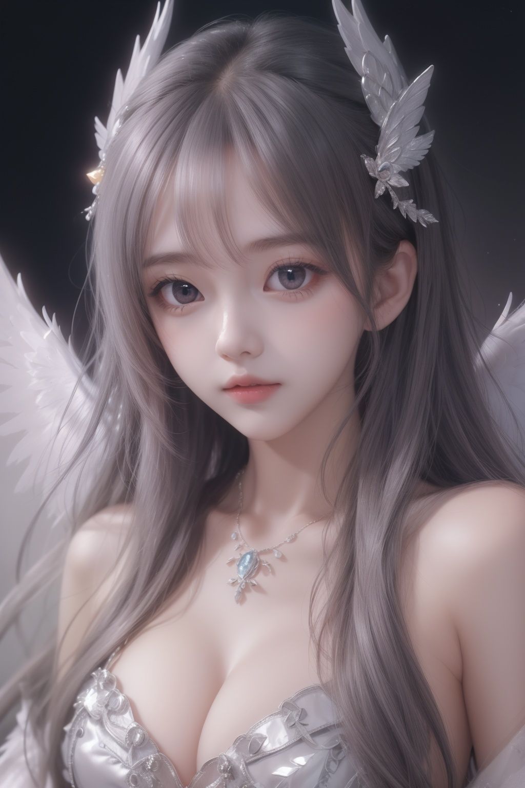 1girl,  solo,  breasts on Tensor.Art